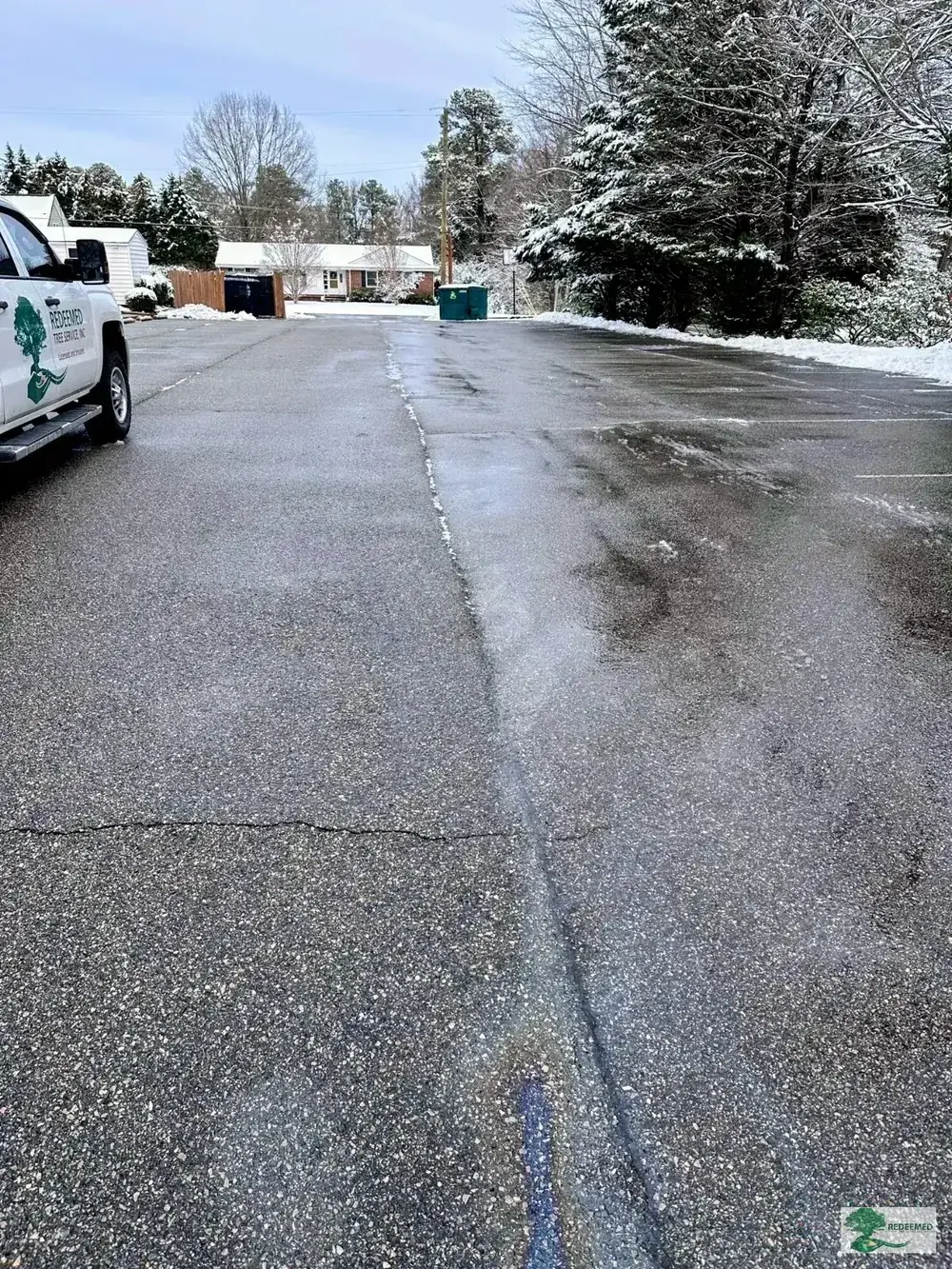 Snow Plowing Truck